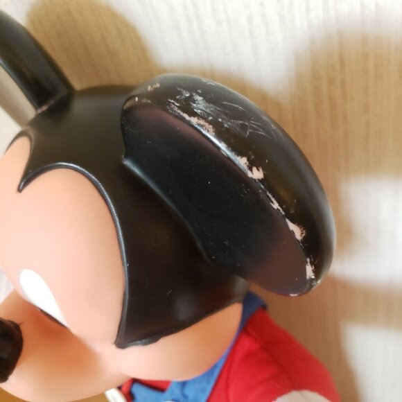 Disney Learn To Dress Me Plush Rubber Face  Mickey Mouse Doll 15" Vintage 80s - Picture 8 of 11